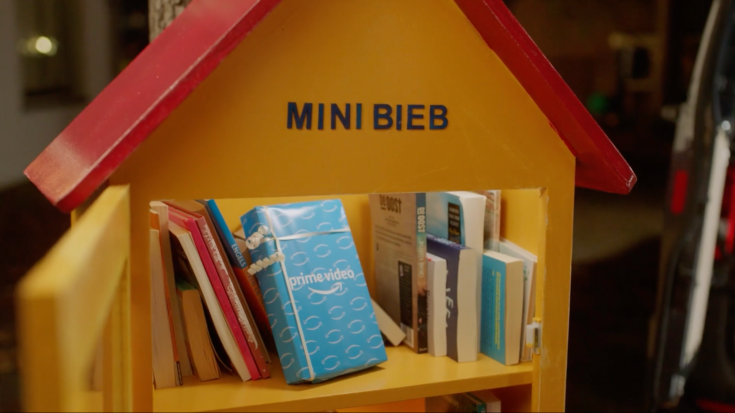 Prime Video zet cadeaus in minibiebs door het hele land