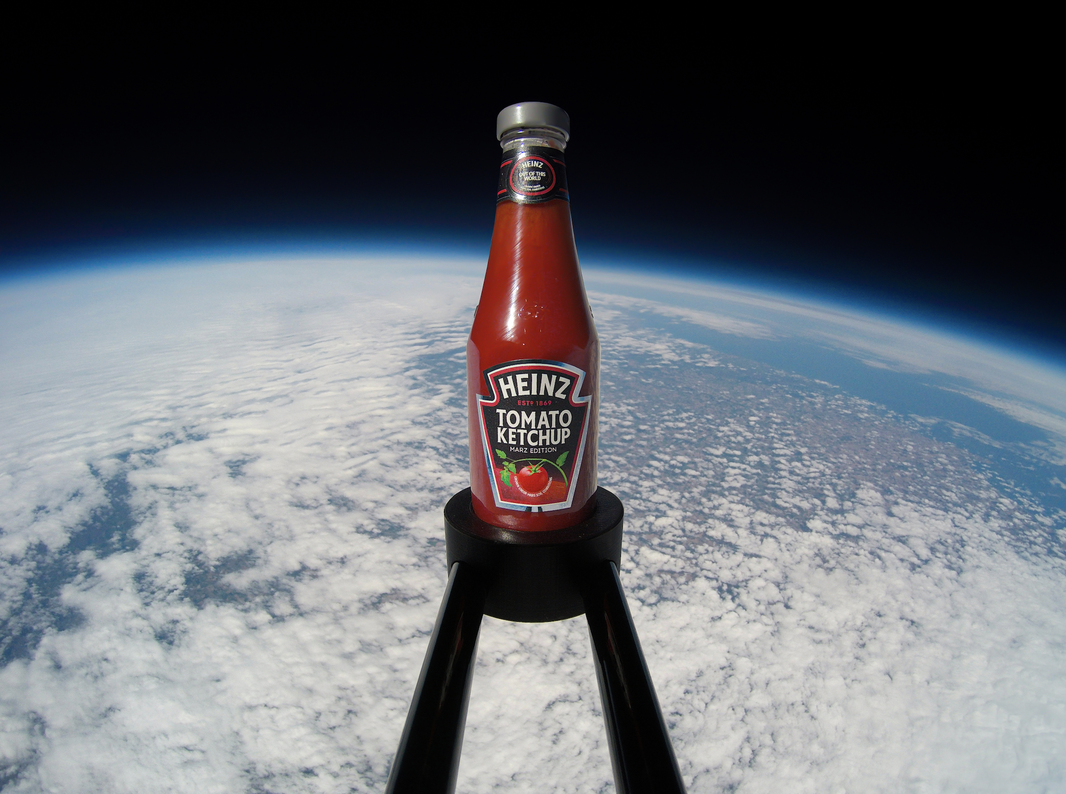 Heinz maakt ketchup onder mars-omstandigheden