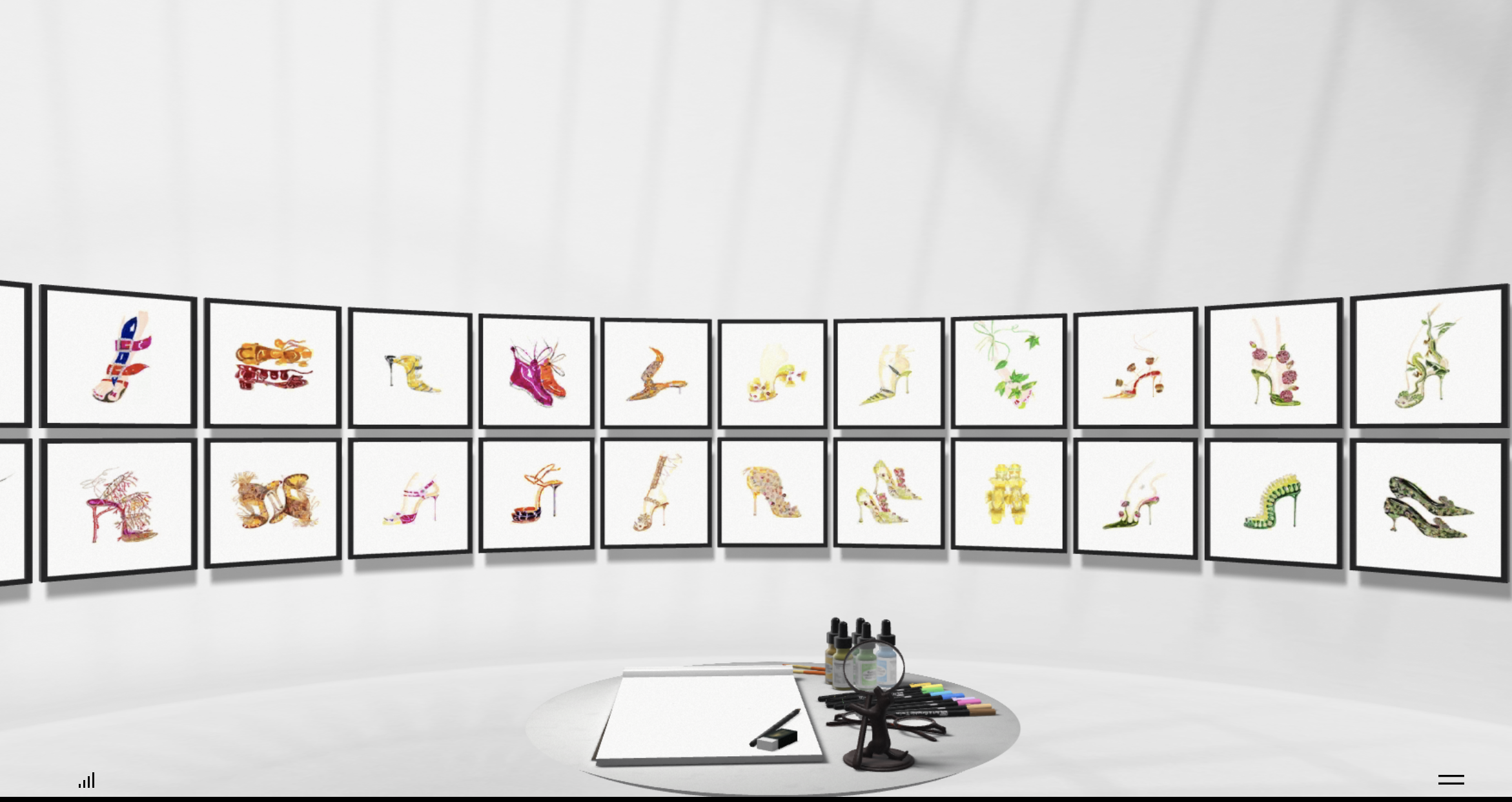 Manolo Blahnik lanceert virtueel museum in samenwerking met Ronin Amsterdam