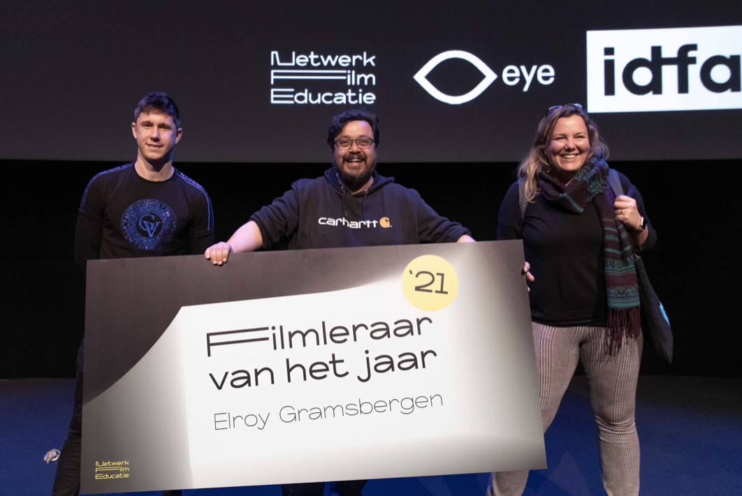 Elroy Gramsbergen is Filmleraar van het Jaar 2021