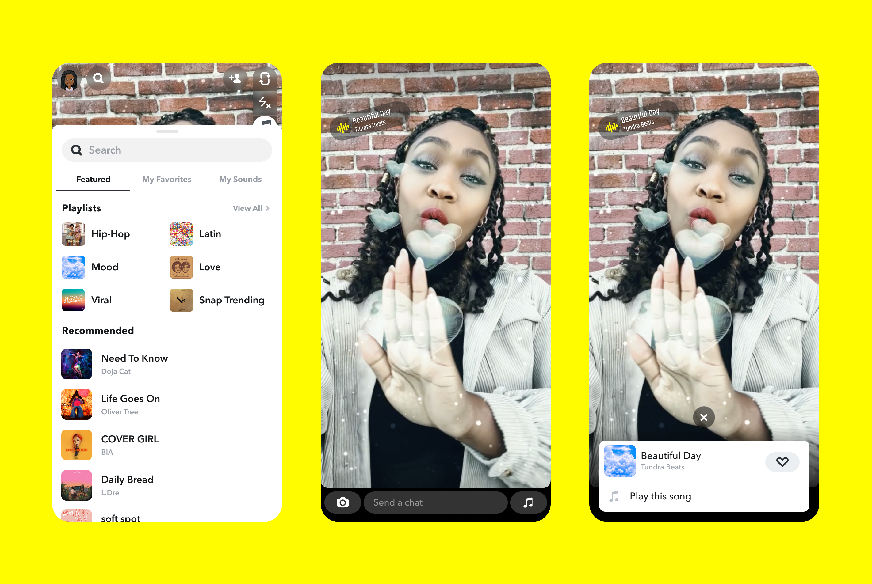 Snap voegt met Sony Music nieuwe AR-muzieklenzen toe