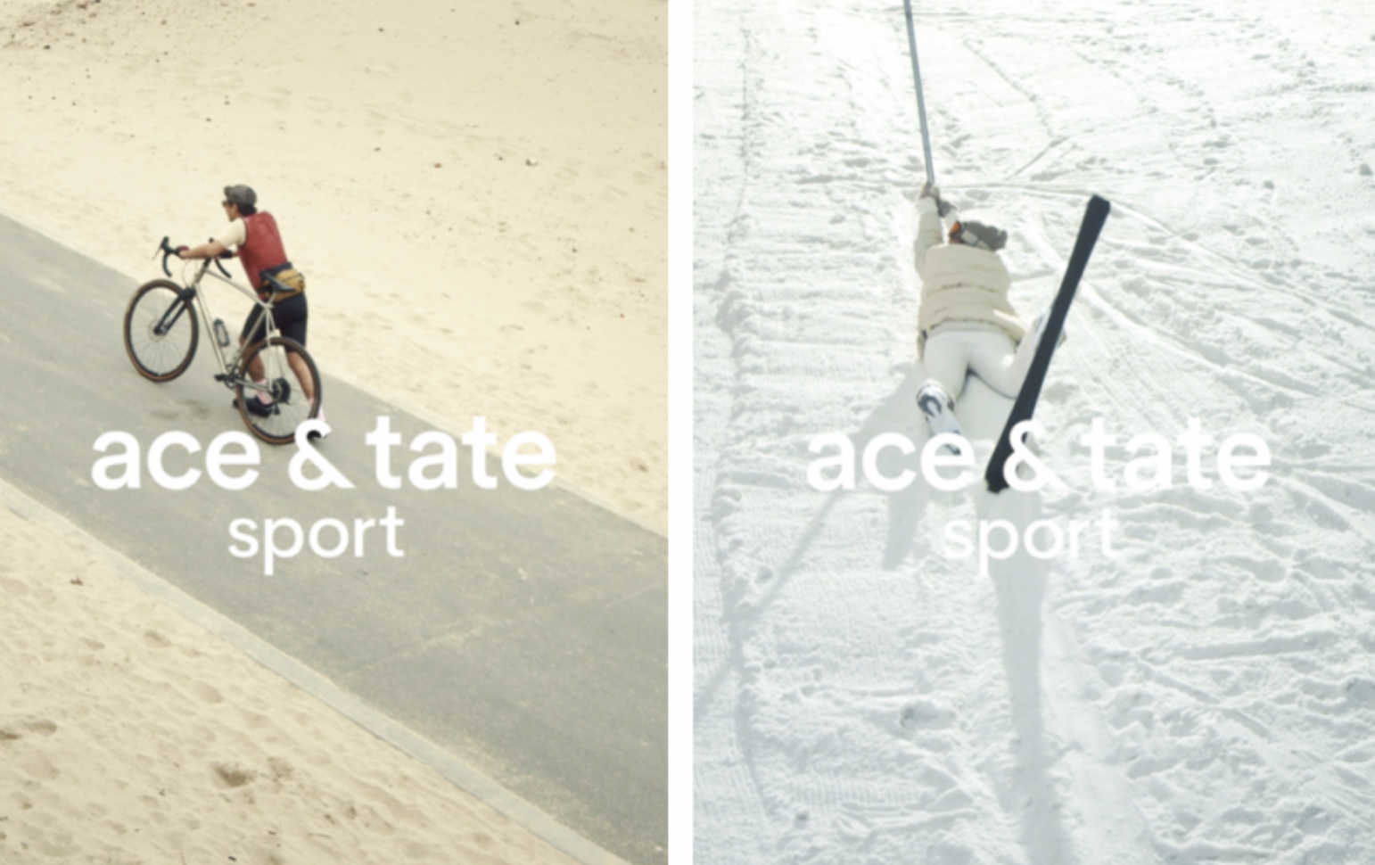 Sportlijn Ace & Tate gelanceerd met niet-zo-sportieve campagne