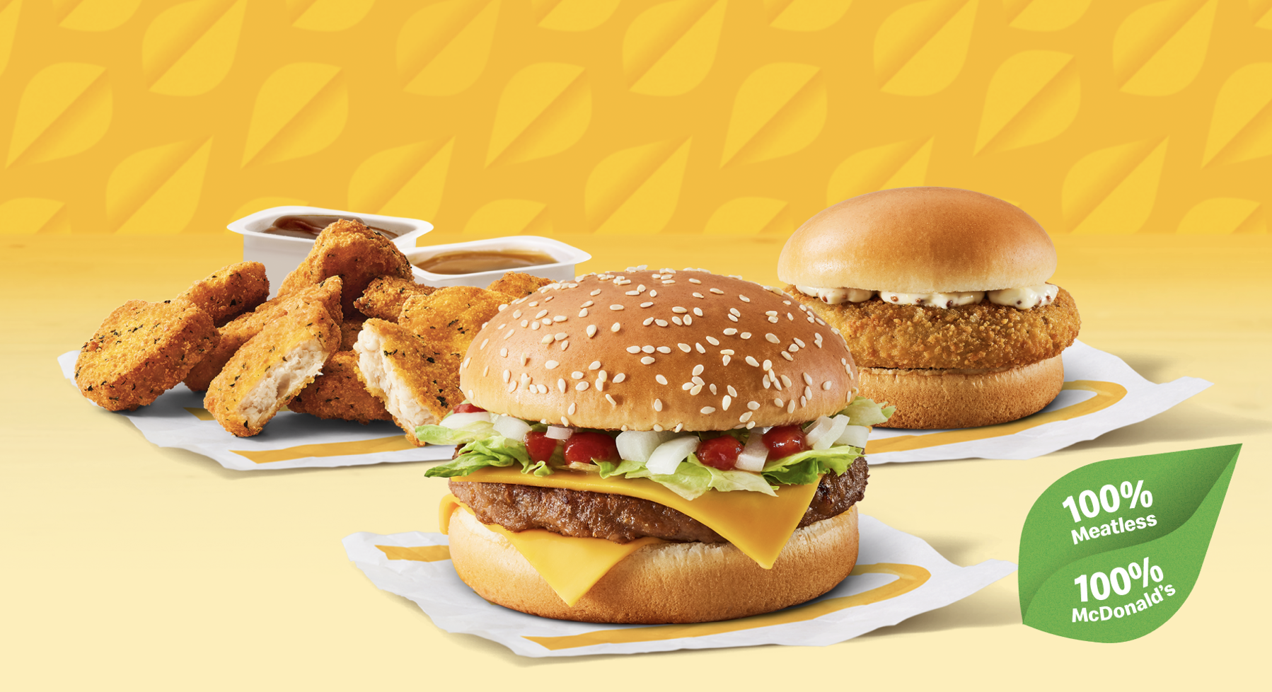 McDonald's daagt gasten uit met Meatless campagne