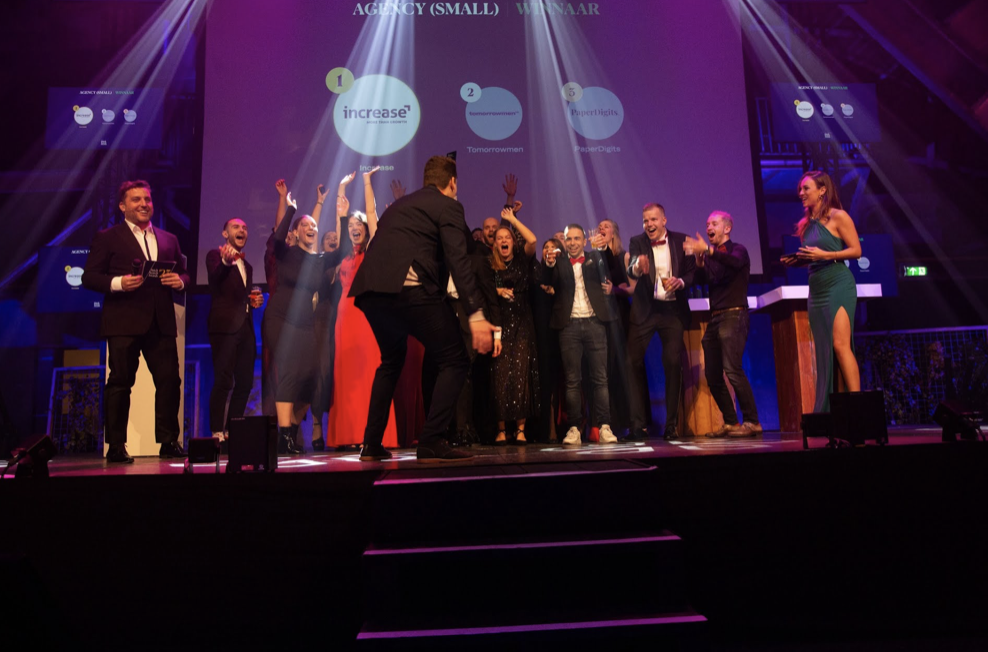 Increase wint vijf awards en ‘Best Agency’ bij Dutch Search Awards
