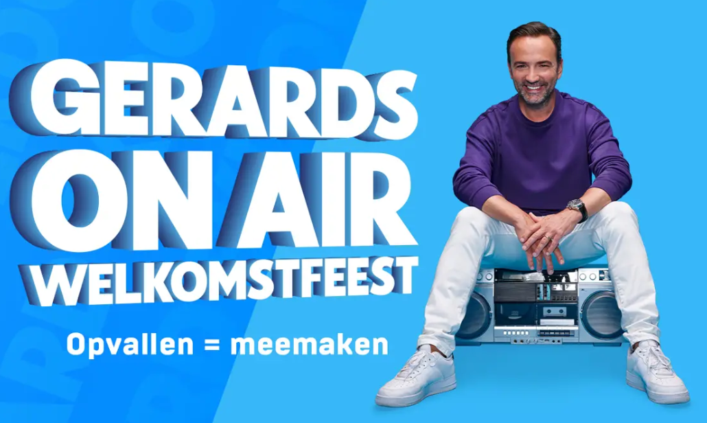 Gerard Ekdom viert entree Radio Veronica met welkomsfeest