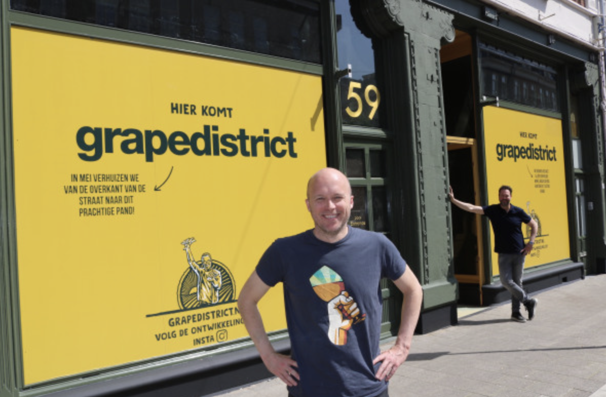 Grapedistrict opent flagshipstore in Amsterdam