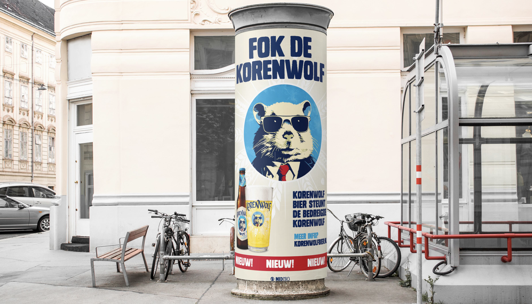 Gulpener lanceert nieuw witbier met campagne Fok de Korenwolf