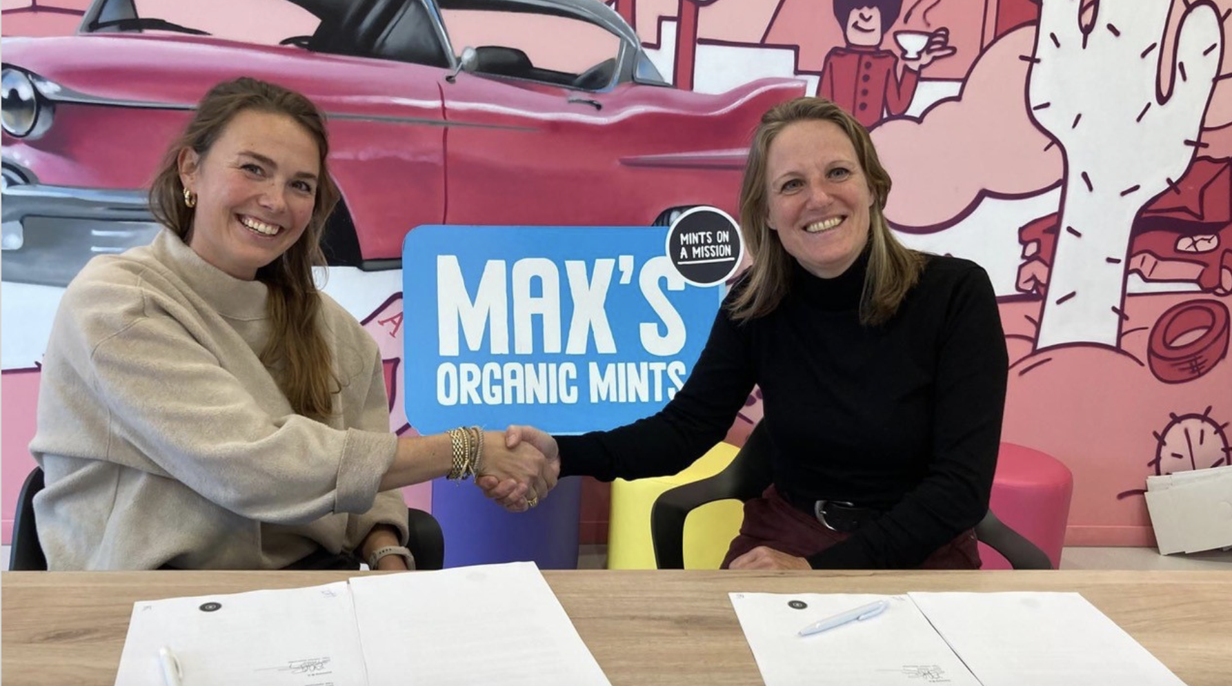 Concorp (oa Autodrop) neemt organic pepermuntmerk Max’s Mints over