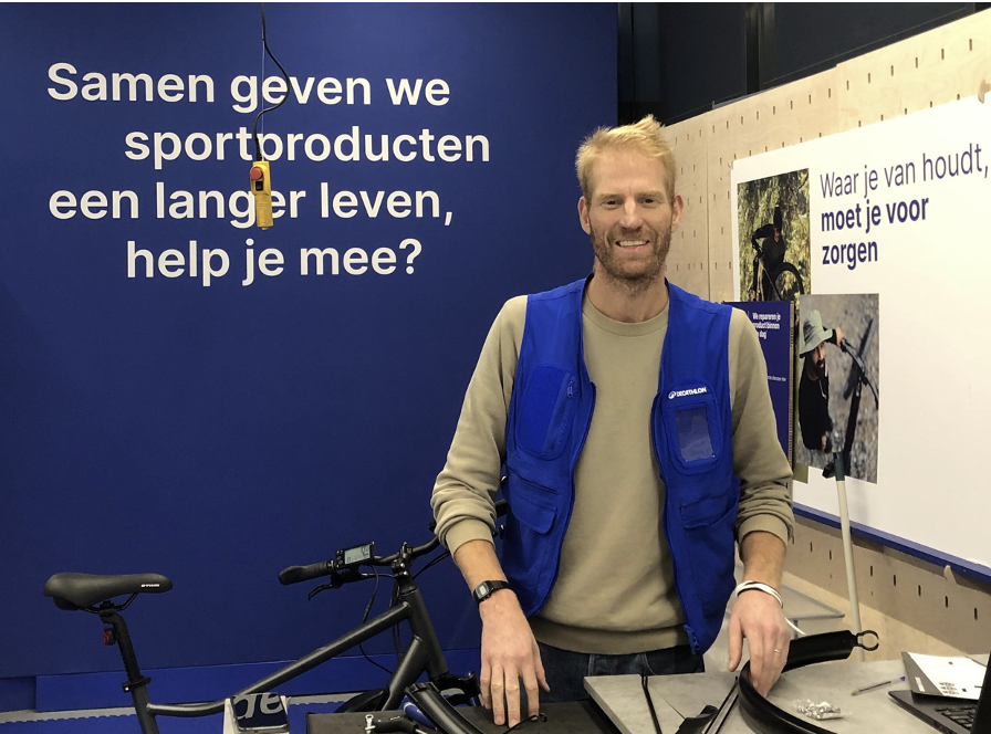 Decathlon NL versterkt circulaire team mer Laurens Nolet