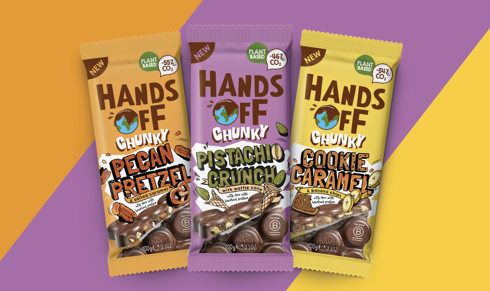 Hands Off introduceert extra knappigere chocoladerepen