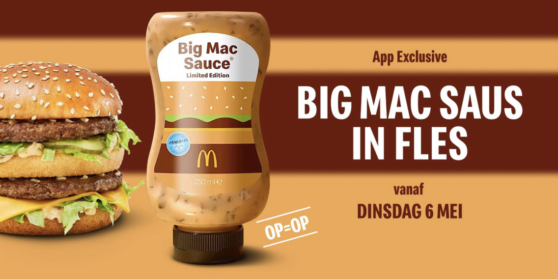McDonald's verkoopt Big Mac-saus in fles