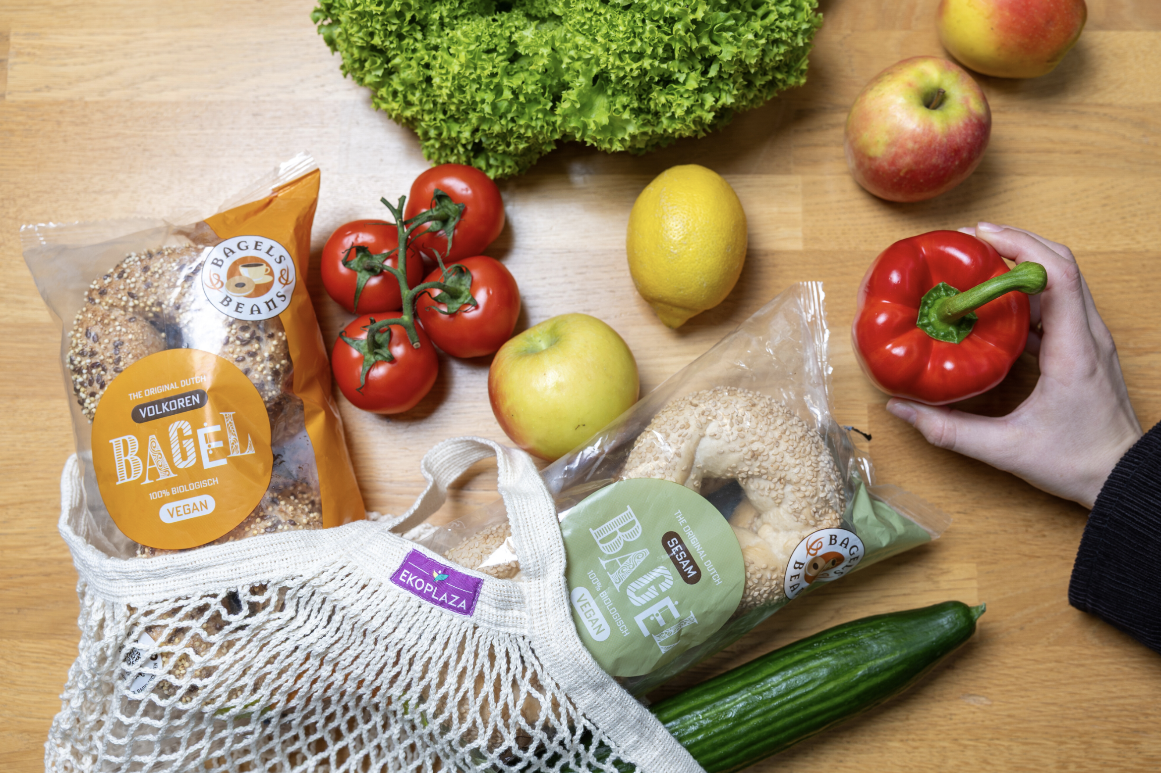 Bagels & Beans bij alle Ekoplaza's in de schappen