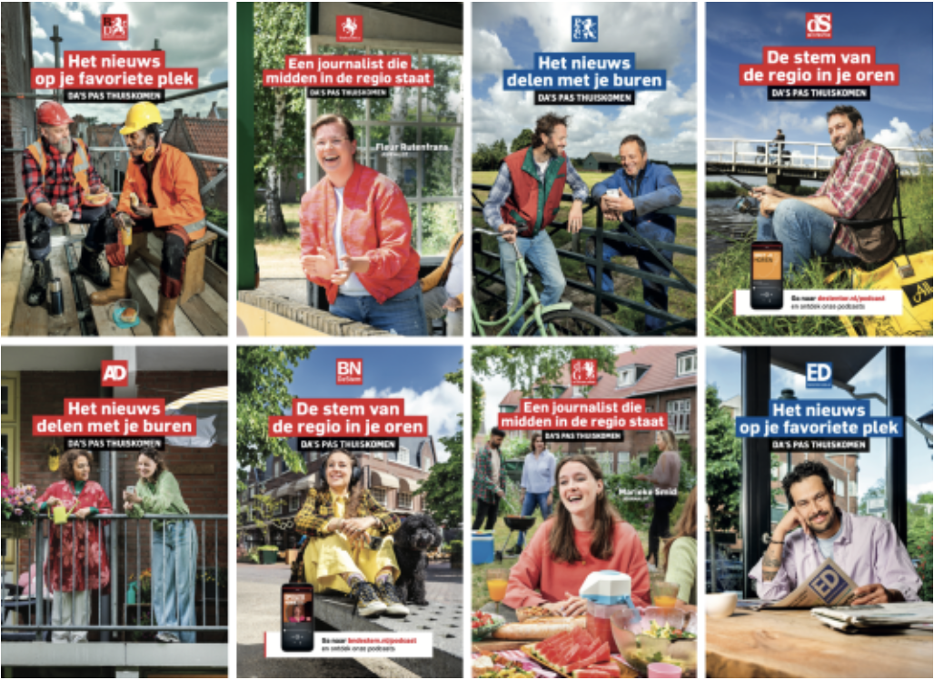  Journalisten AD en regiotitels spelen rol in de nieuwe merkcampagne