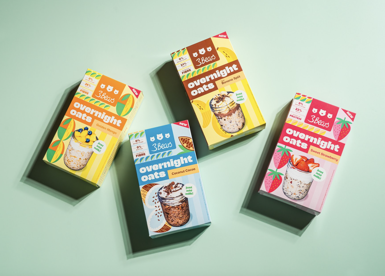 3Bears brengt populaire overnight oats naar Nederland