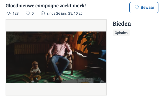 This Agency zet volledige campagne te koop op Marktplaats