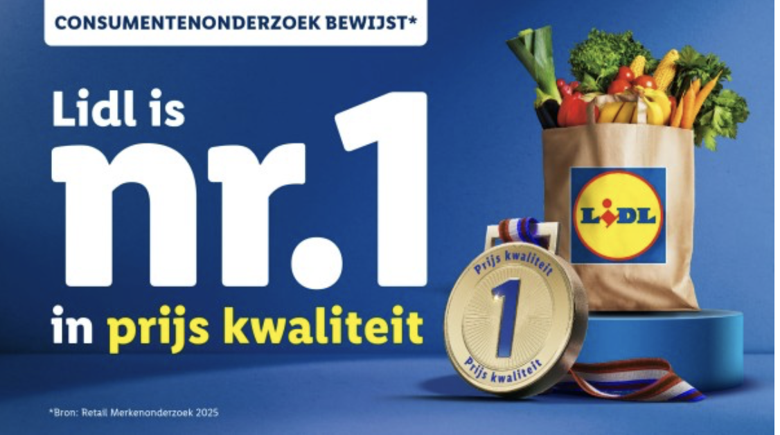 Lidl biedt beste kwaliteit-prijsverhouding. Dat vraagt om een feestje