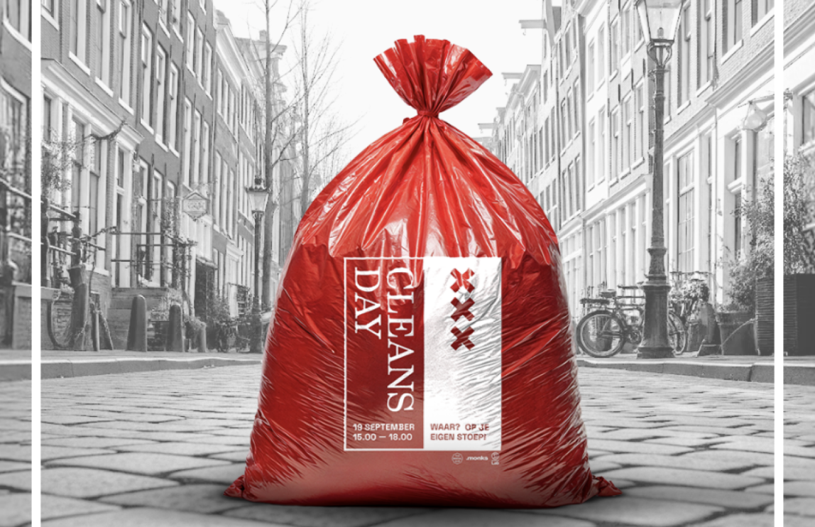 The Social Hub, Monks en B Lab bundelen krachten voor Amsterdam Cleansday