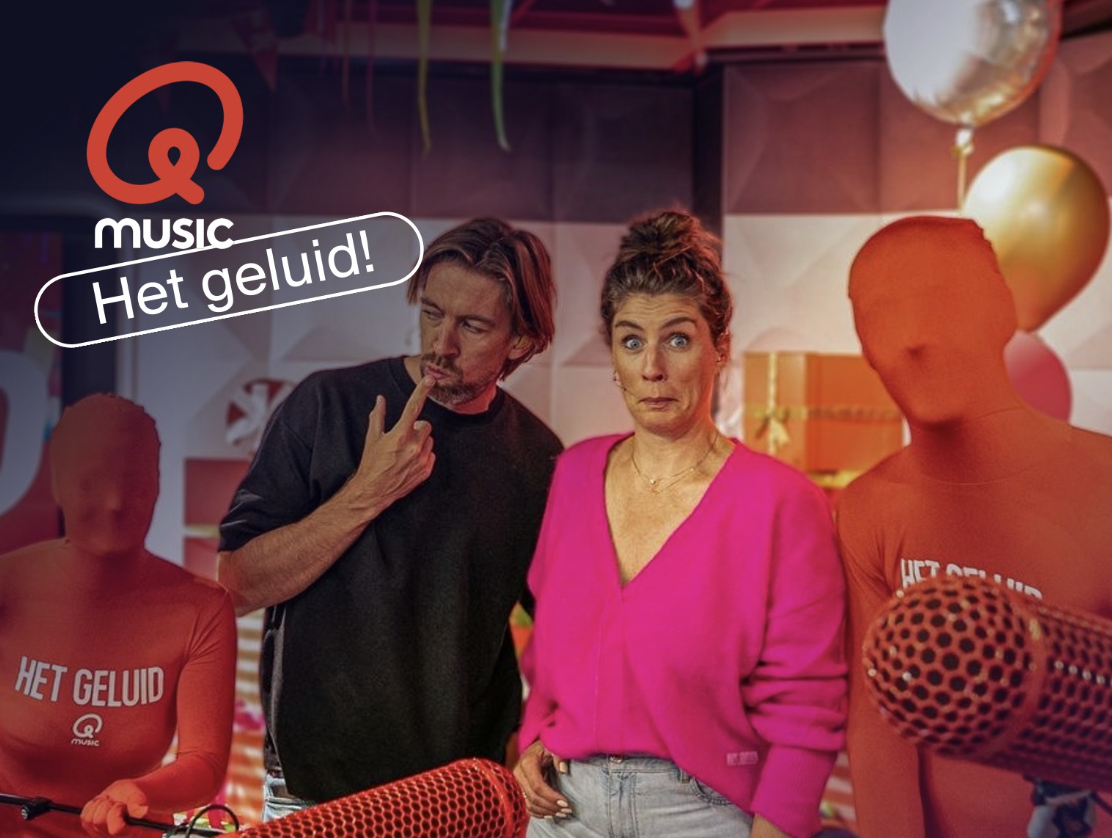 Chase activeert jubileumeditie Het Geluid van Qmusic met rode morphsuits