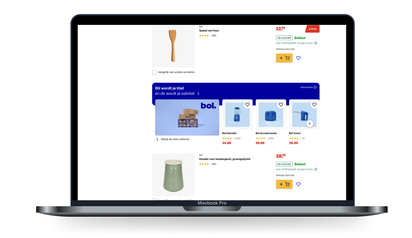 Nieuwe Branded Shelves van Bol geven verkopers meer ruimte voor merkidentiteit