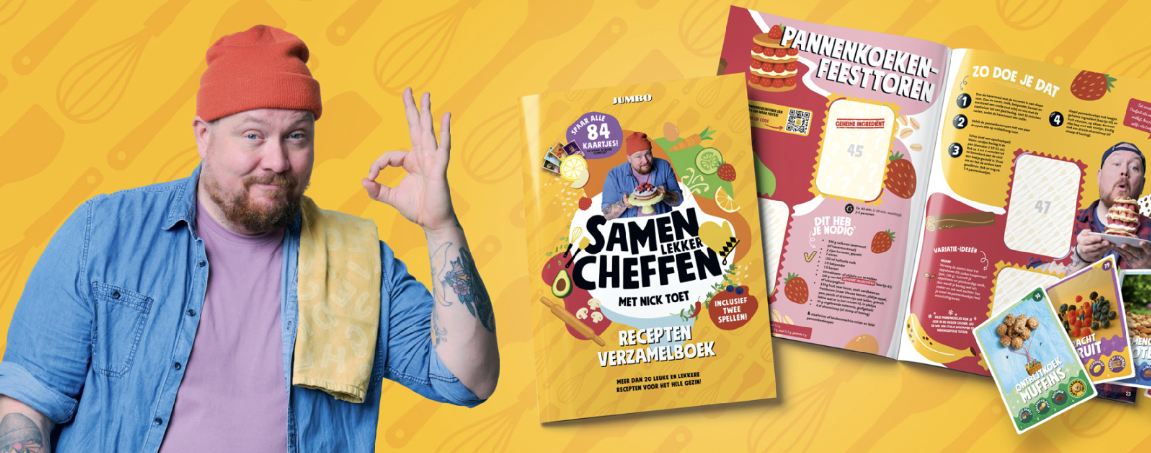 Jumbo en chef Nick Toet slaan handen ineen voor 'Samen lekker cheffen'