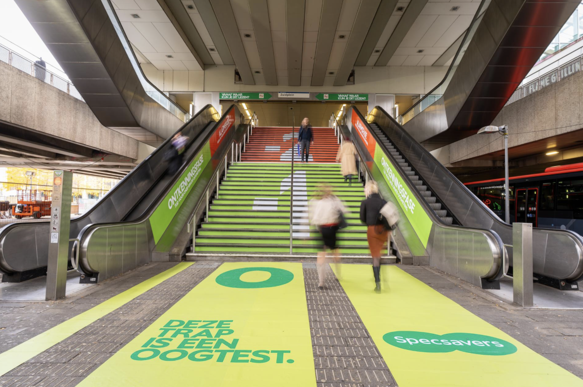 Rotterdam verandert in urban oogtest dankzij Specsavers