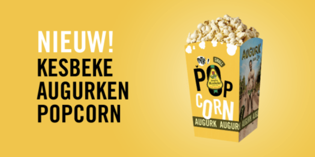 Pathé en Kesbeke slaan handen ineen voor augurkenpopcorn