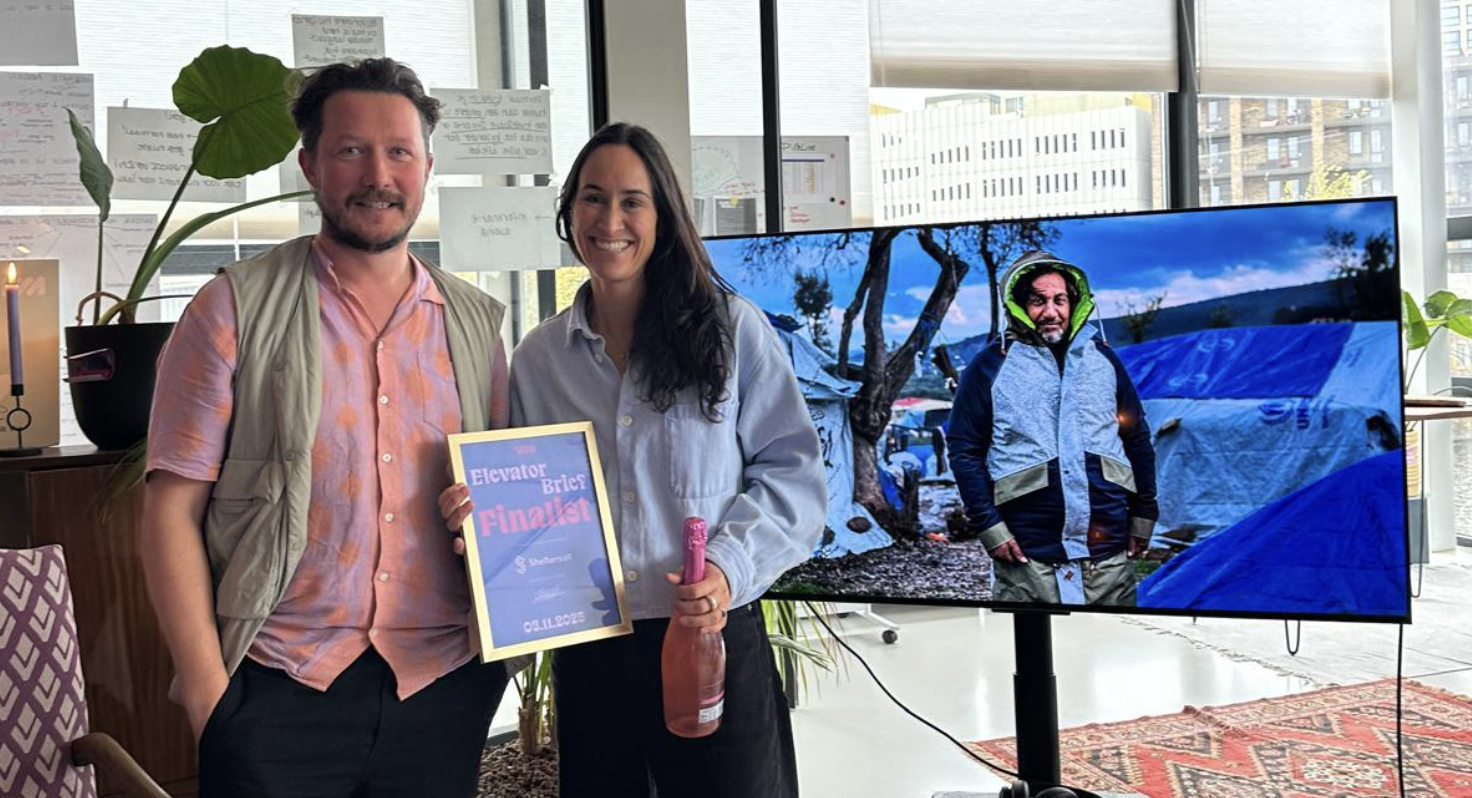 Sheltersuit trekt aan langste eind Elevator Pitch Closed On Monday