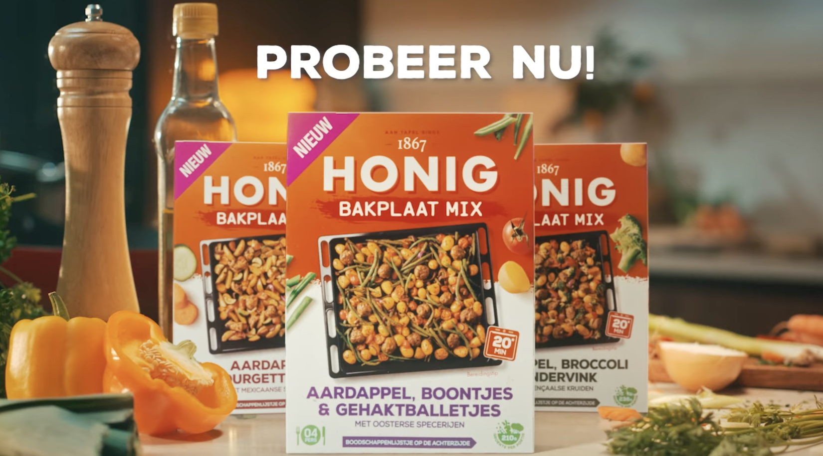 Honig haakt aan bij traybake-trend met nieuwe productlijn