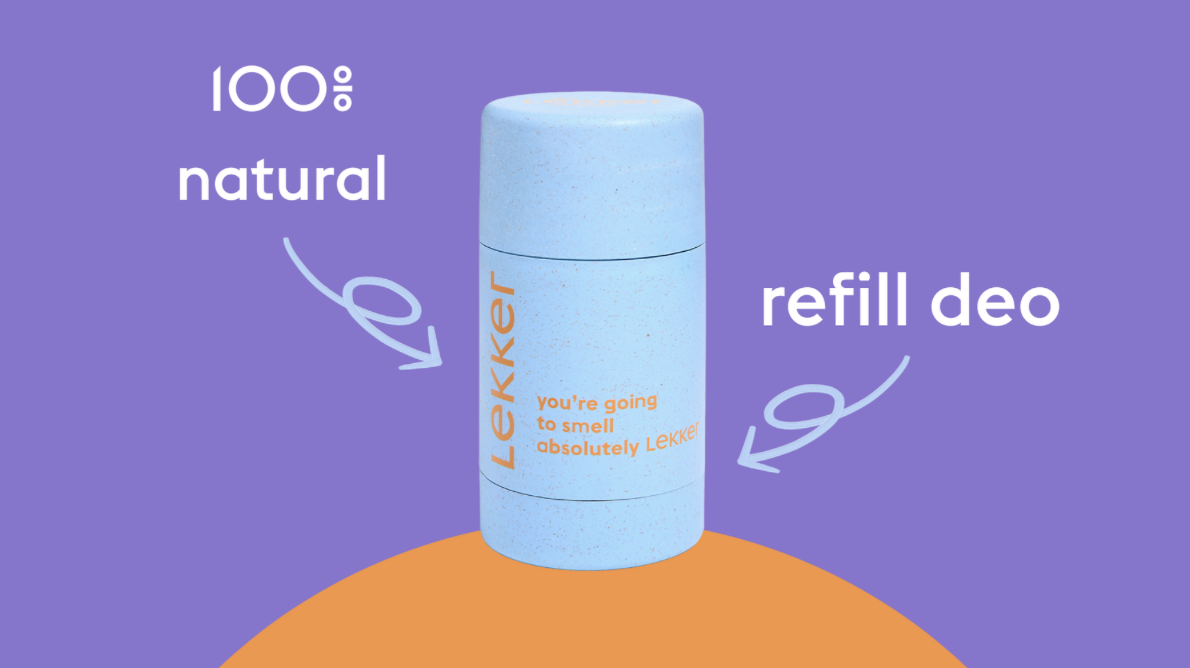 The Lekker Company introduceert vegan en navulbare deodorant