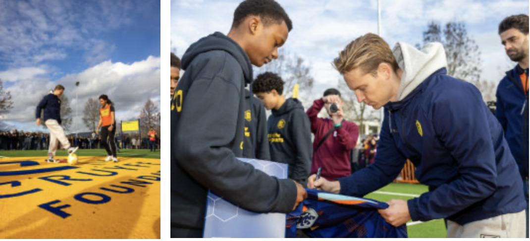 Cruyff Court Frenkie de Jong geopend in Gorinchem