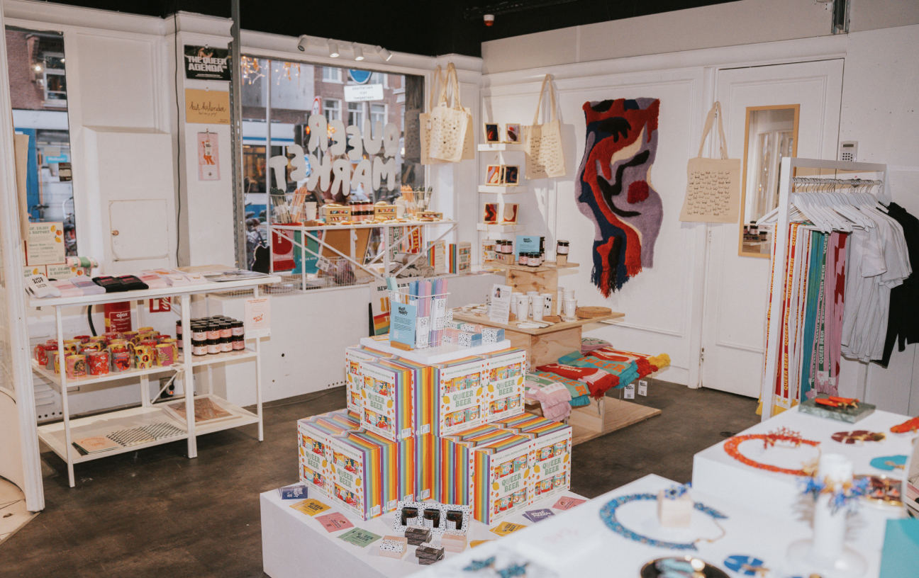 Queer Market Store: van pop-up naar winkel