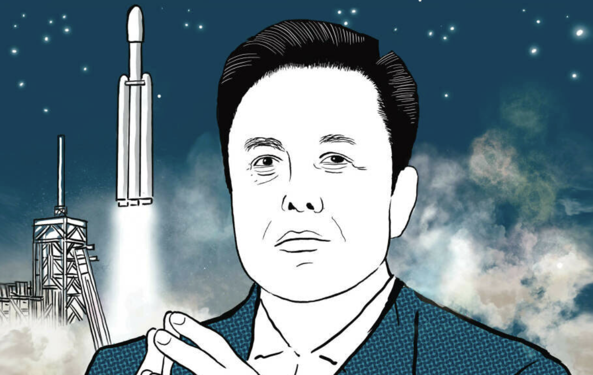 Darryll Cunningham maakt graphic novel over Elon Musk