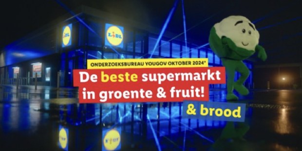 Lidl viert benoeming beste supermarkt in groente, fruit én brood in nieuwe commercial